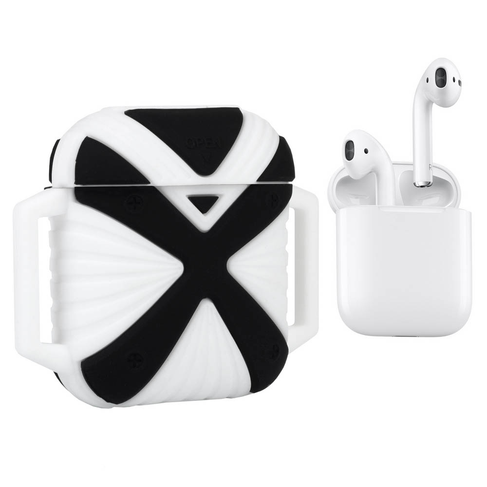 becover  Apple AirPods IPH1443 Black+White (702333)