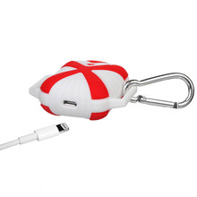 Чехол для наушников BECOVER для Apple AirPods IPH1443 Red+White (702334)