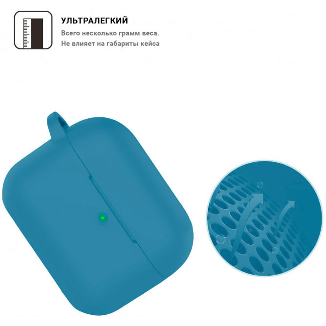 Чохол для навушників ARMORSTANDART Apple Airpods Pro Blue (ARM56073) Тип чохол для навушників