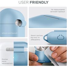 Чехол для наушников ARMORSTANDART Apple Airpods Pro Light Blue (ARM56063)