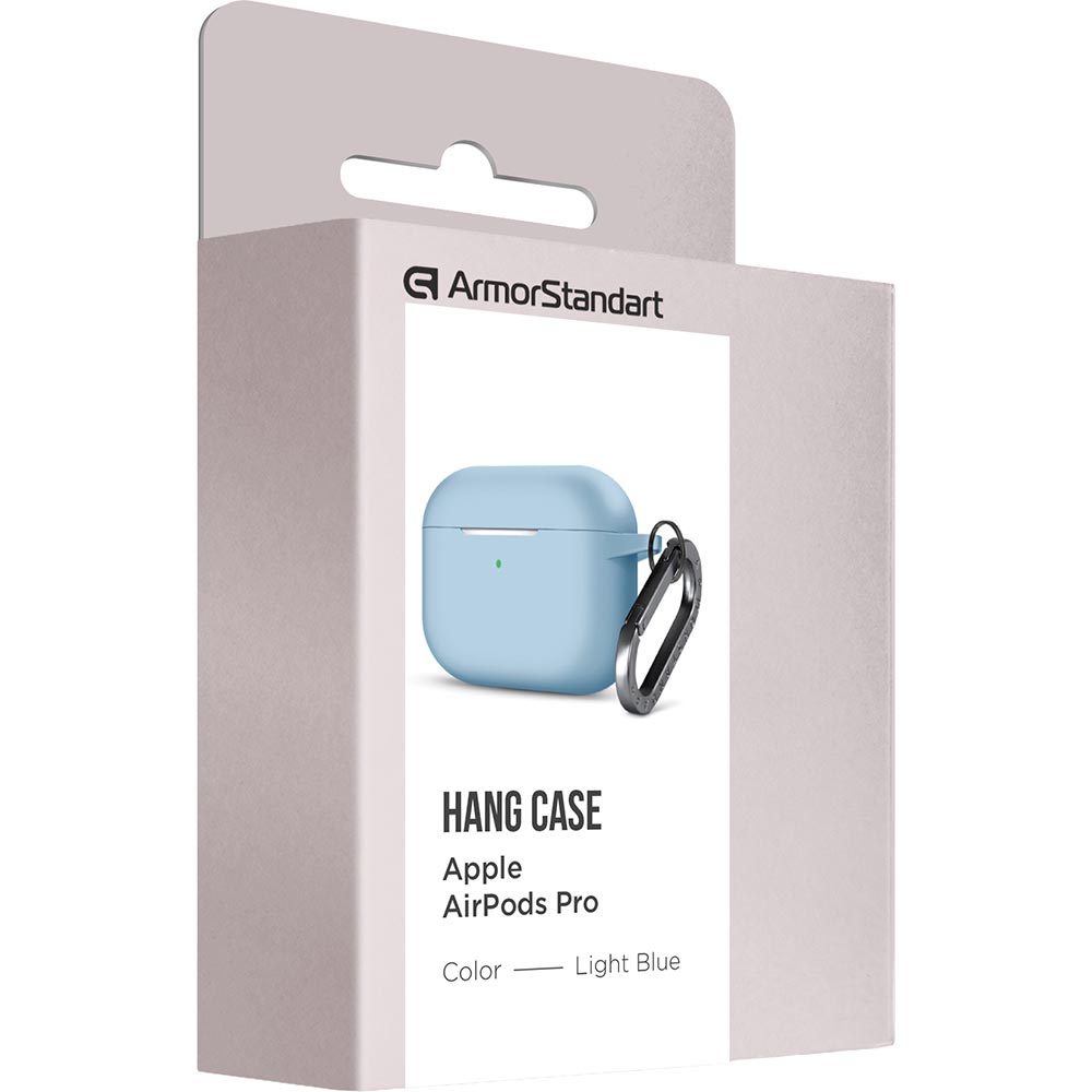 Заказать Чехол для наушников ARMORSTANDART Apple Airpods Pro Light Blue (ARM56063)