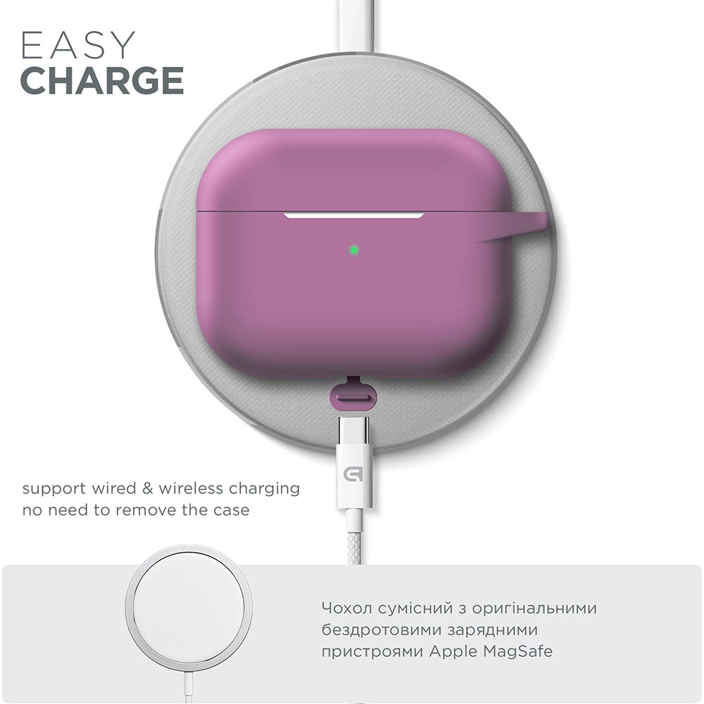 Фото Чехол для наушников ARMORSTANDART Apple Airpods Pro Lilac (ARM56069)