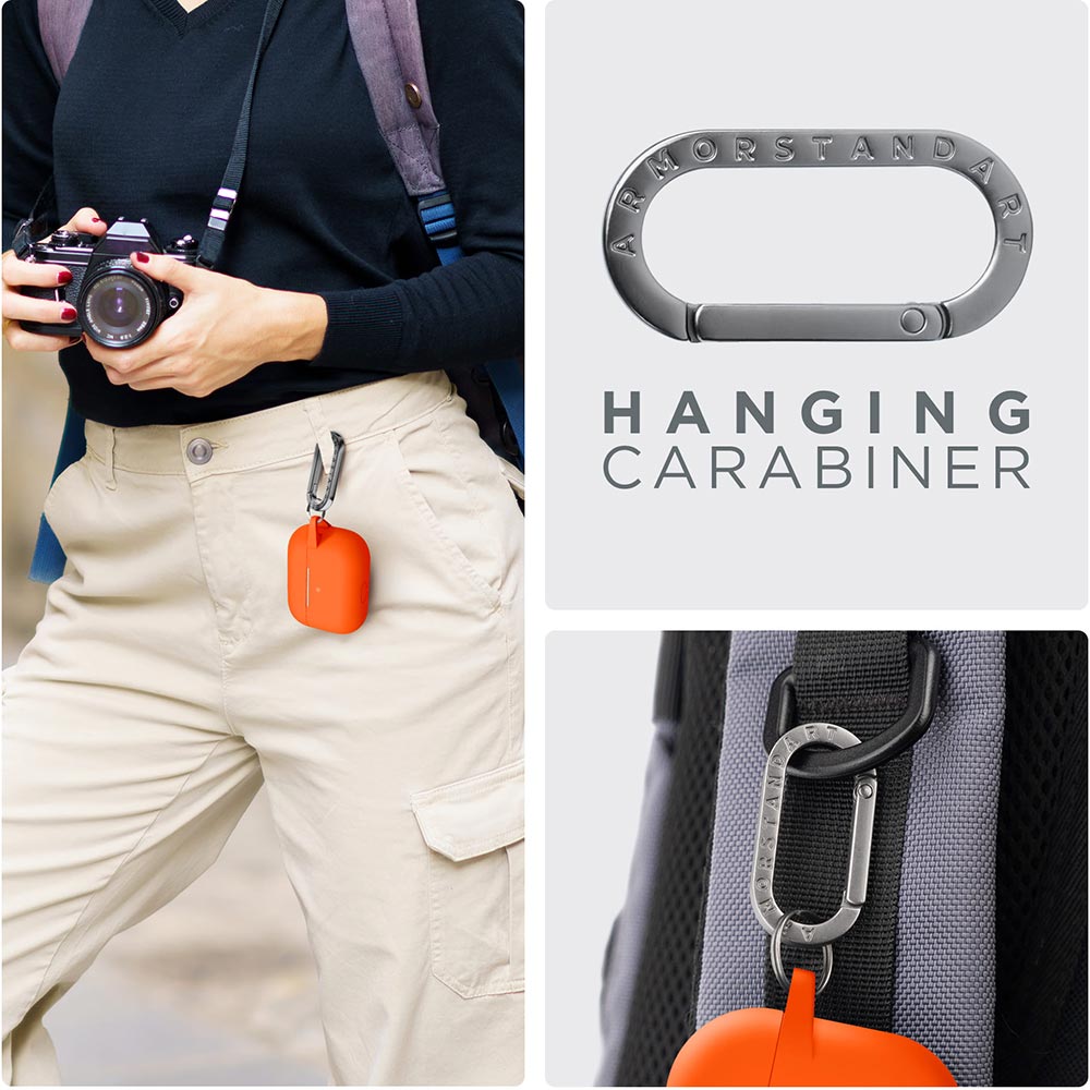 Зовнішній вигляд Чохол для навушників ARMORSTANDART Apple Airpods Pro Orange (ARM56065)