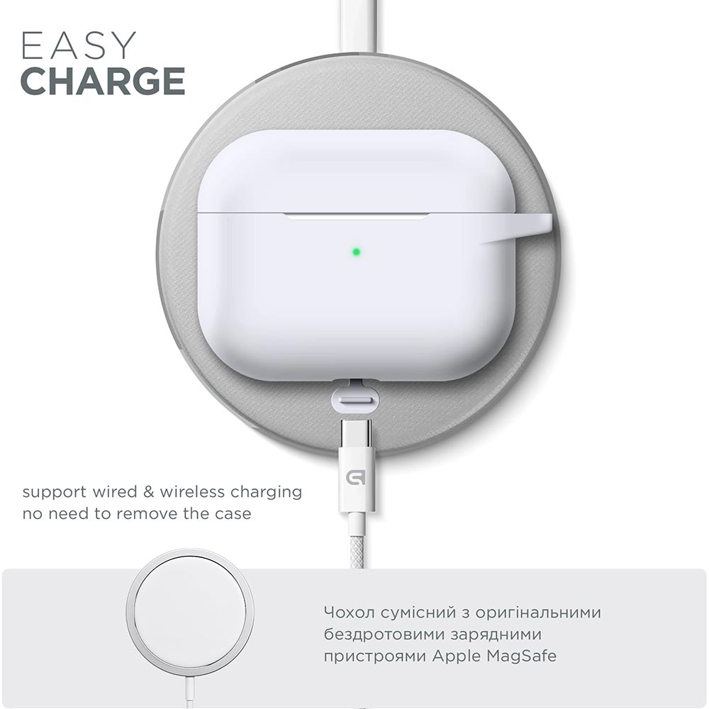 Фото Чохол ARMORSTANDART Apple Airpods Pro White (ARM56071)