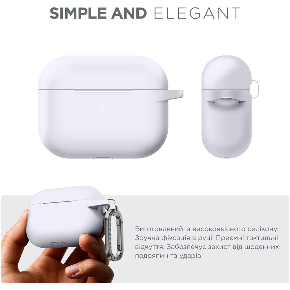 Чохол ARMORSTANDART Apple Airpods Pro White (ARM56071) Тип чохол для навушників
