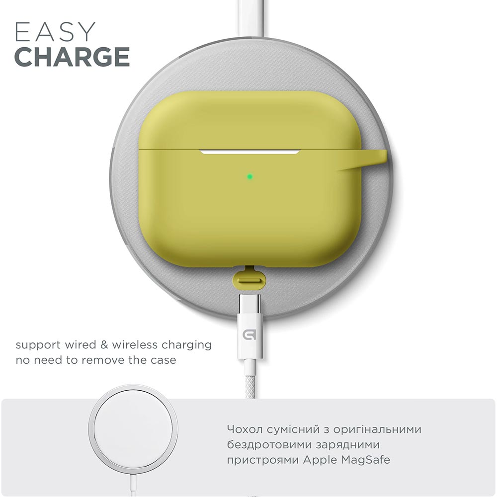 Фото Чехол для наушников ARMORSTANDART Apple Airpods Pro Yellow (ARM56072)