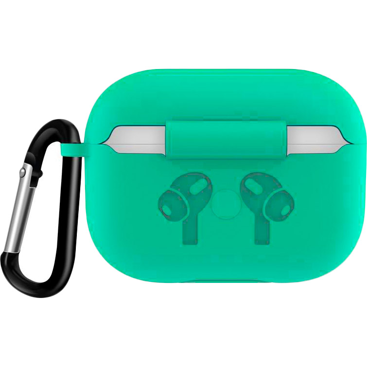 Чохол для навушників BECOVER Silicon Protection для Apple AirPods Pro Green (704498) Сумісність за моделлю Apple AirPods Pro