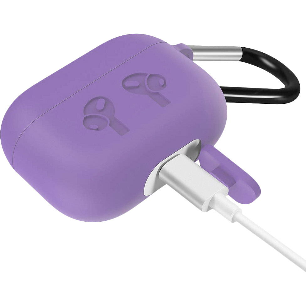 Чохол для навушників BECOVER Silicon Protection Apple AirPods Pro Light Purple (704499) Тип чохол для навушників