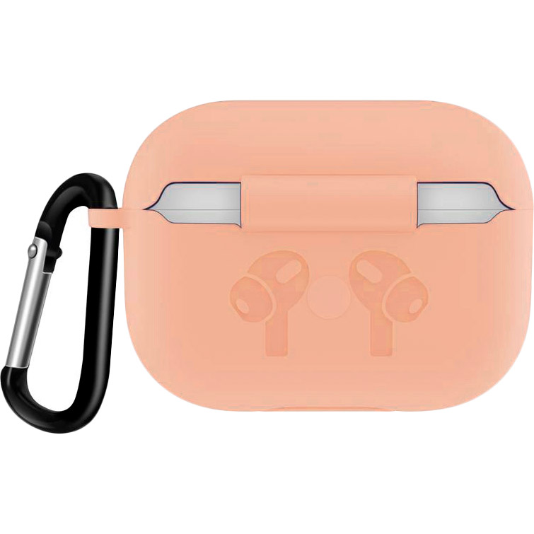 Чехол для наушников BECOVER Silicon Protection для Apple AirPods Pro Pink (704501) Совместимость по модели Apple AirPods Pro