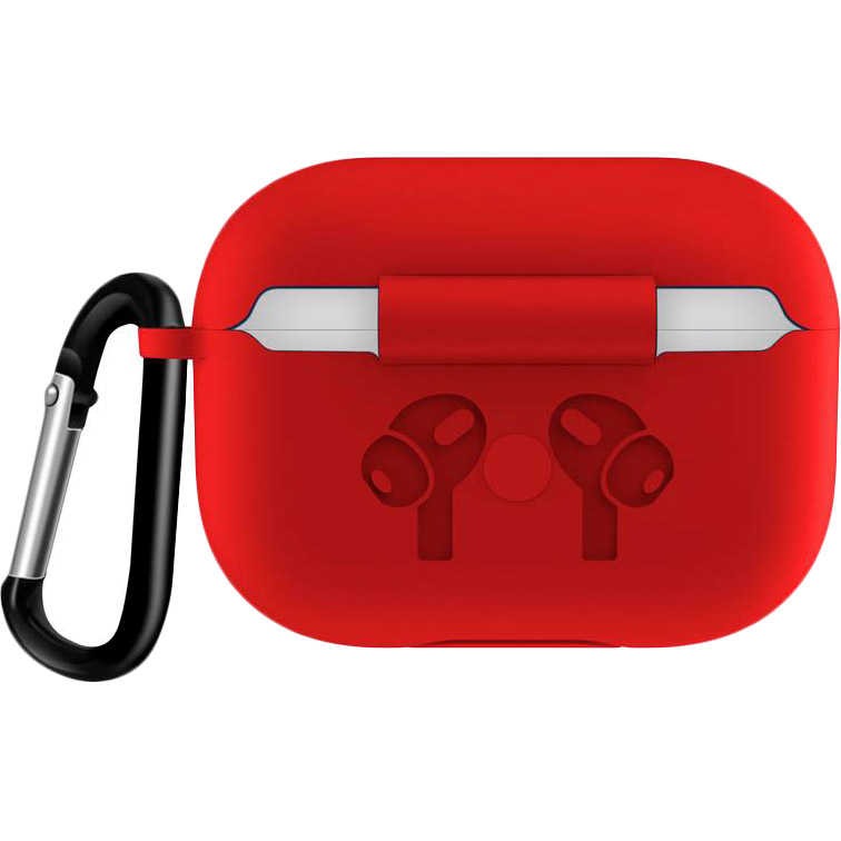 Чехол для наушников BECOVER Silicon Protection для Apple AirPods Pro Red (704503) Совместимость по модели Apple AirPods Pro