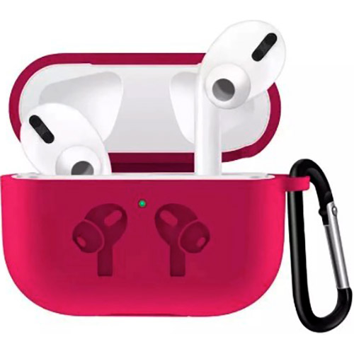 Чехол для наушников BECOVER Silicon Protection для Apple AirPods Pro Rose Red (704504)