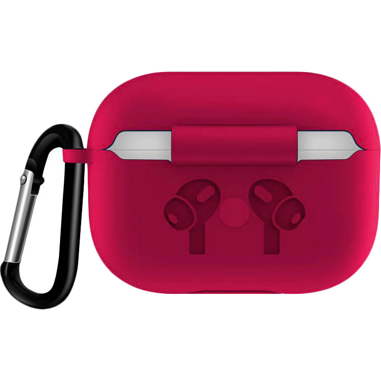 Чехол для наушников BECOVER Silicon Protection для Apple AirPods Pro Rose Red (704504) Совместимость по модели Apple AirPods Pro