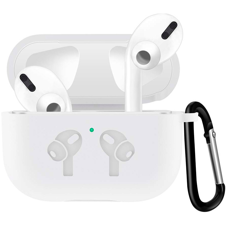 Чехол для наушников BECOVER Silicon Protection для Apple AirPods Pro White (704505)