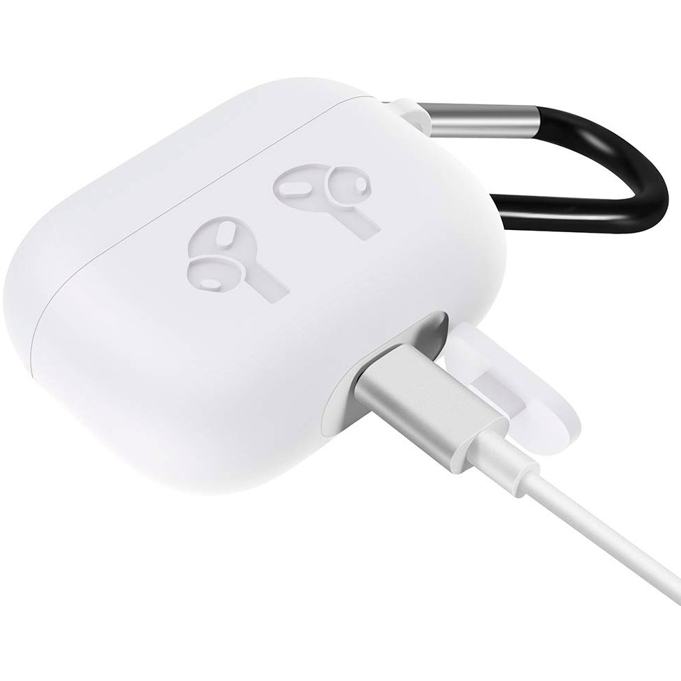 Чехол для наушников BECOVER Silicon Protection для Apple AirPods Pro White (704505) Тип чехол для наушников