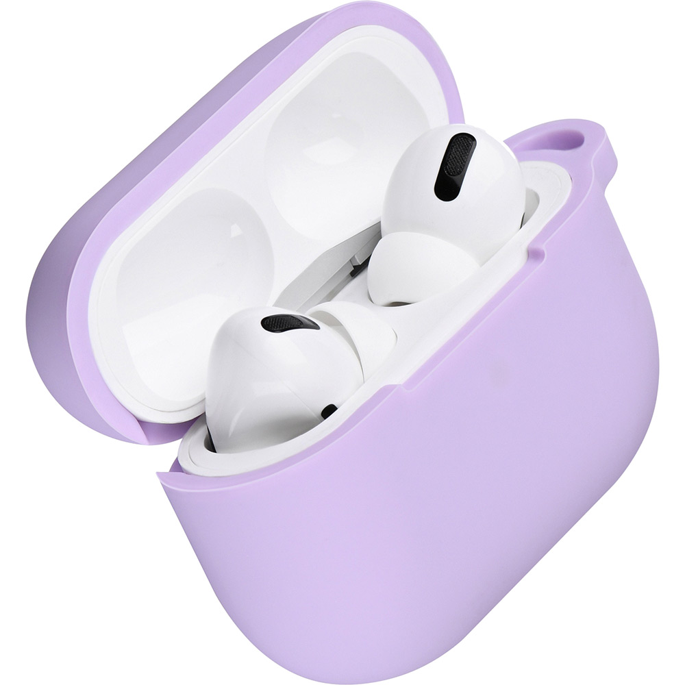 

Чехол 2E Apple AirPods Pro Silicone Light Purple (2E-PODSPR-IBPCS-2.5-LPR), Apple AirPods Pro, Silicone, Light purple