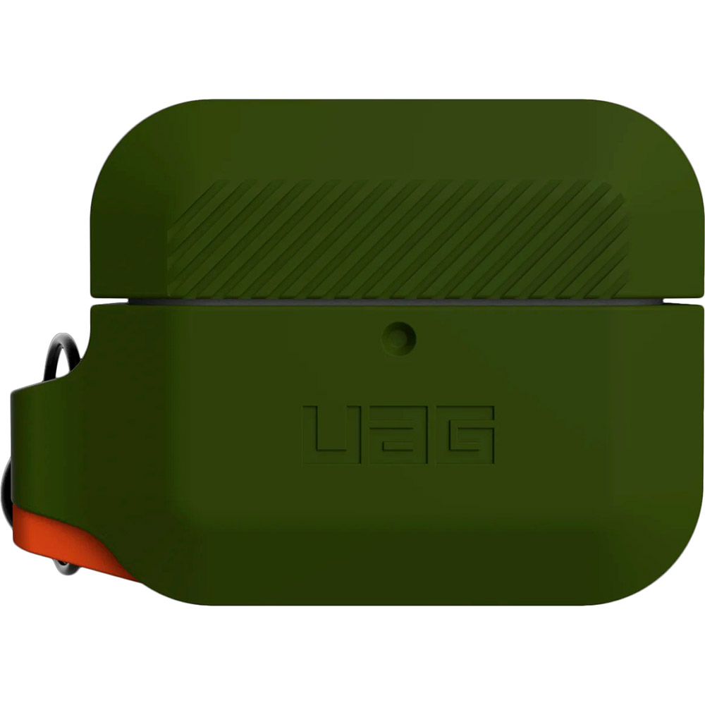 

Чехол UAG Silicone для Apple AirPods Pro Olive Drab/Orange (10225K117297), Airpods Pro Silicone, Olive Drab/Orange