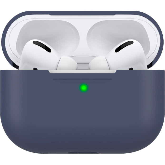 

Чехол MAKEFUTURE Silicone для Apple AirPods Pro Blue (MCL-AAPBL), Чохол для Apple AirPods Pro Silicone Blue
