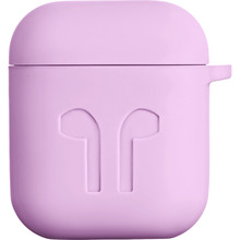 Чехол для наушников 2E Pure Color Silicone Imprint для Apple AirPods Lavender (2E-AIR-PODS-IBSI-1.5-LV)