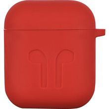 Чехол 2E Pure Color Silicone Imprint для Apple AirPods Rose red (2E-AIR-PODS-IBSI-1.5-RRD)