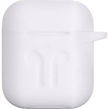 Чохол для навушників 2E Pure Color Silicone Imprint для Apple AirPods White (2E-AIR-PODS-IBPCSI-3-WT)