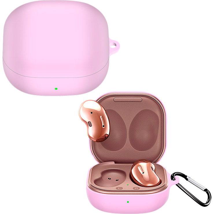 Чохол для навушників BECOVER Silicon Samsung Galaxy Buds Live Pink (705410)