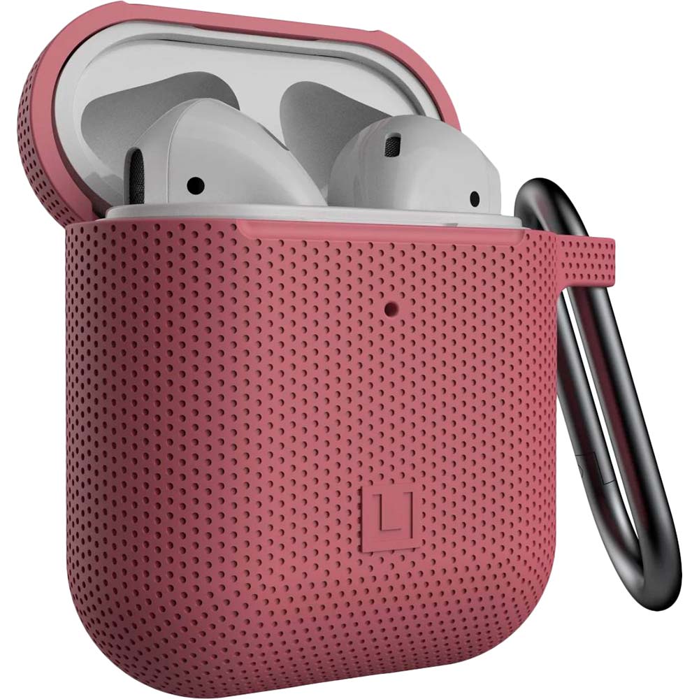 

Чехол UAG [U] Apple Airpods DOT Silicone Dusty Rose (10250K314848), Чохол [U] Apple Airpods DOT Silicone Dusty Rose