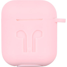 Чохол для навушників 2E Pure Color Silicone для Apple AirPods Light pink (2E-AIR-PODS-IBPCSI-3-LPK)
