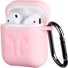 Чохол для навушників 2E Pure Color Silicone для Apple AirPods Light pink (2E-AIR-PODS-IBPCSI-3-LPK)