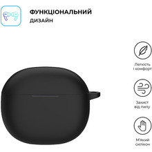 Чехол для наушников ARMORSTANDART Hang Case для Xiaomi Redmi Buds 4 Active Black (ARM73538)