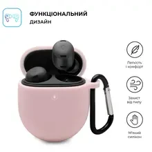 Чехол для наушников ARMORSTANDART Silicone Case для Google Pixel Buds Pro Pink (ARM75515)