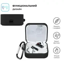 Чехол для наушников ARMORSTANDART Silicone Case для Nothing Ear (2) Black (ARM75397)