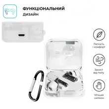 Чехол для наушников ARMORSTANDART Silicone Case для Nothing Ear (2) Transparent (ARM75401)