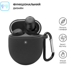 Чохол для навушників ARMORSTANDART Silicone Case для Pixel Buds Pro Black (ARM75403)