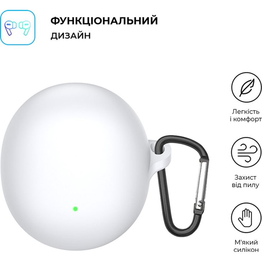 Чехол для наушников ARMORSTANDART Silicone Case для Oppo Enco Air3 White (ARM79941) Совместимость по модели OPPO Enco Air 3