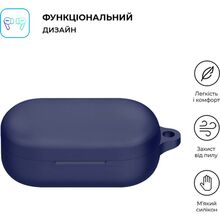 Чохол для навушників ARMORSTANDART Silicone Case для Oppo Enco Buds2 Pro Dark Blue (ARM79936)