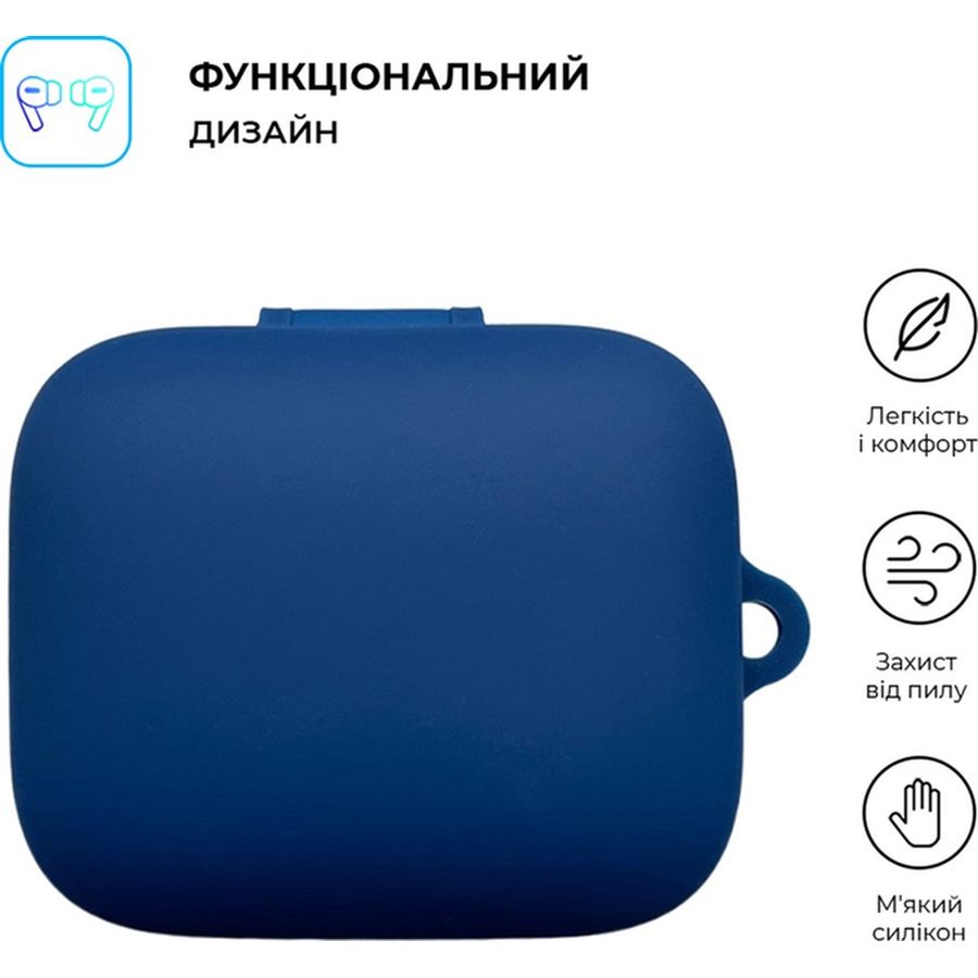 Чохол для навушників ARMORSTANDART Silicone Case для OPPO Enco X3i Dark Blue (ARM80043) Сумісність за моделлю OPPO Enco X3i