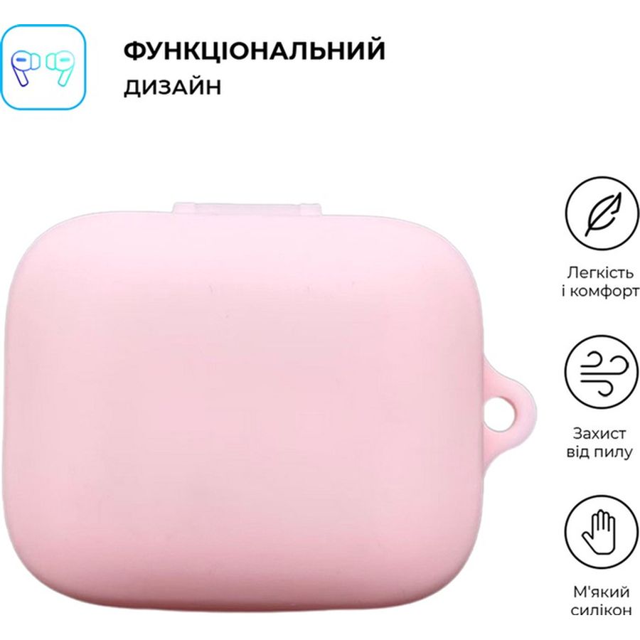 Чохол для навушників ARMORSTANDART Silicone Case для OPPO Enco X3i Pink (ARM80044) Сумісність за моделлю OPPO Enco X3i