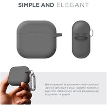 Чехол ARMORSTANDART Hang Case для Apple AirPods 4 Advanced Ash (ARM81278)