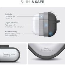 Чехол ARMORSTANDART Hang Case для Apple AirPods 4 Advanced Ash (ARM81278)