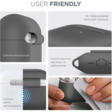 Чехол ARMORSTANDART Hang Case для Apple AirPods 4 Advanced Ash (ARM81278)