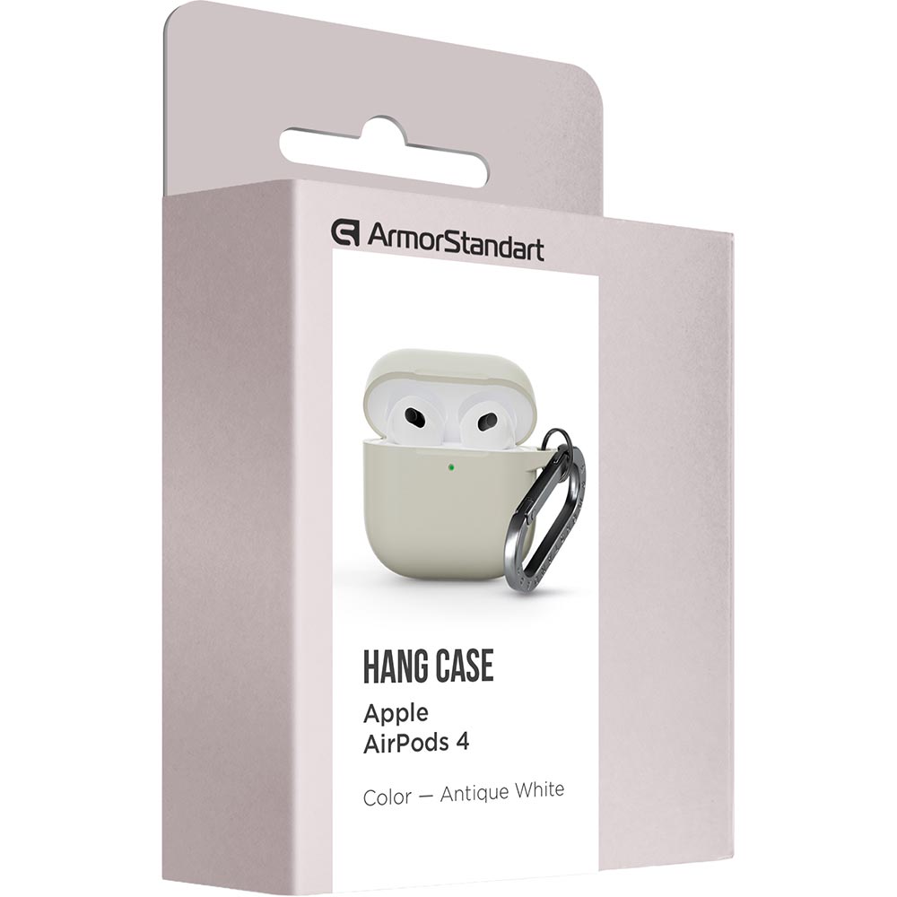 Замовити Чохол ARMORSTANDART Hang Case для Apple AirPods 4 Antique White (ARM81279)