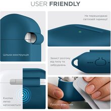 Чохол ARMORSTANDART Hang Case для Apple AirPods 4 Lake Blue (ARM81281)