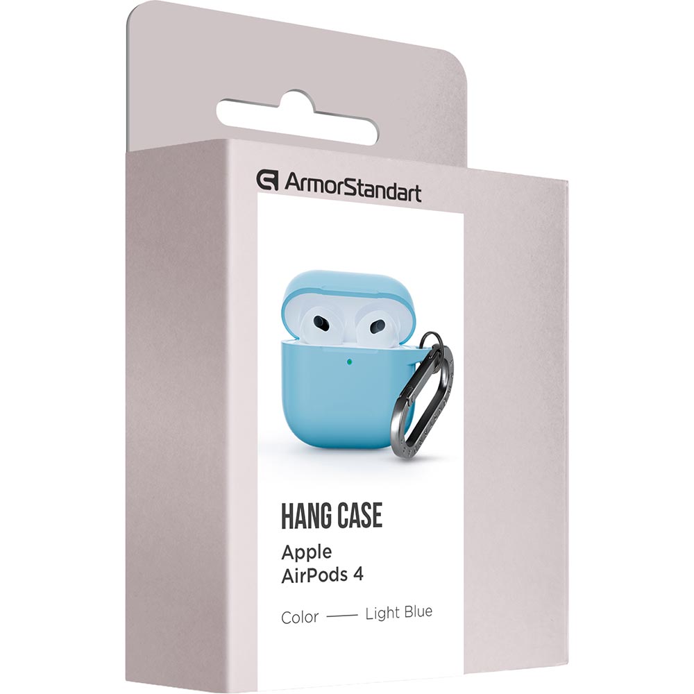 Замовити Чохол ARMORSTANDART Hang Case для Apple AirPods 4 Light Blue (ARM81283)