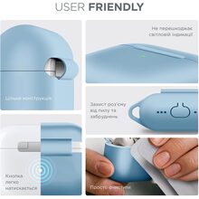 Чохол ARMORSTANDART Hang Case для Apple AirPods 4 Light Blue (ARM81283)