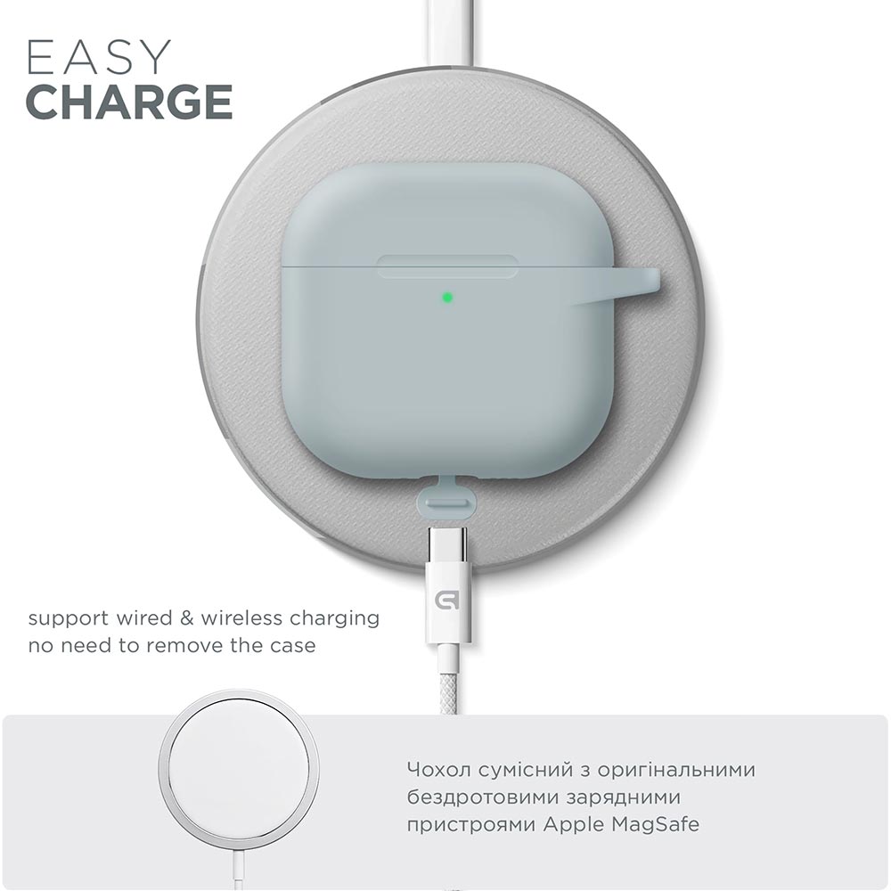 Фото Чехол ARMORSTANDART Hang Case для Apple AirPods 4 Luminous (ARM81285)