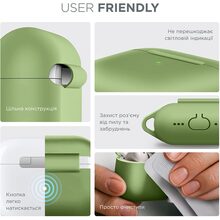 Чохол ARMORSTANDART Hang Case для Apple AirPods 4 Matcha Green (ARM81286)