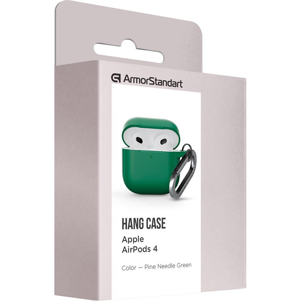 Замовити Чохол ARMORSTANDART Hang Case для Apple AirPods 4 Needle Green (ARM81289)
