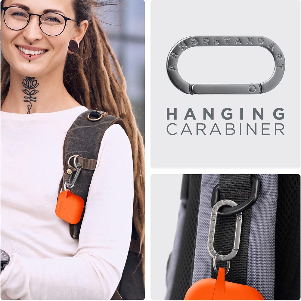 Внешний вид Чехол ARMORSTANDART Hang Case для Apple AirPods 4 Orange (ARM81288)