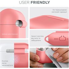 Чохол для навушників ARMORSTANDART Hang Case для Apple AirPods 4 Pink (ARM81290)