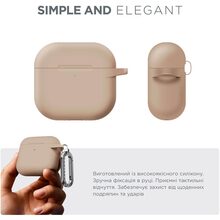 Чохол ARMORSTANDART Hang Case для Apple AirPods 4 Pink Sand (ARM81291)